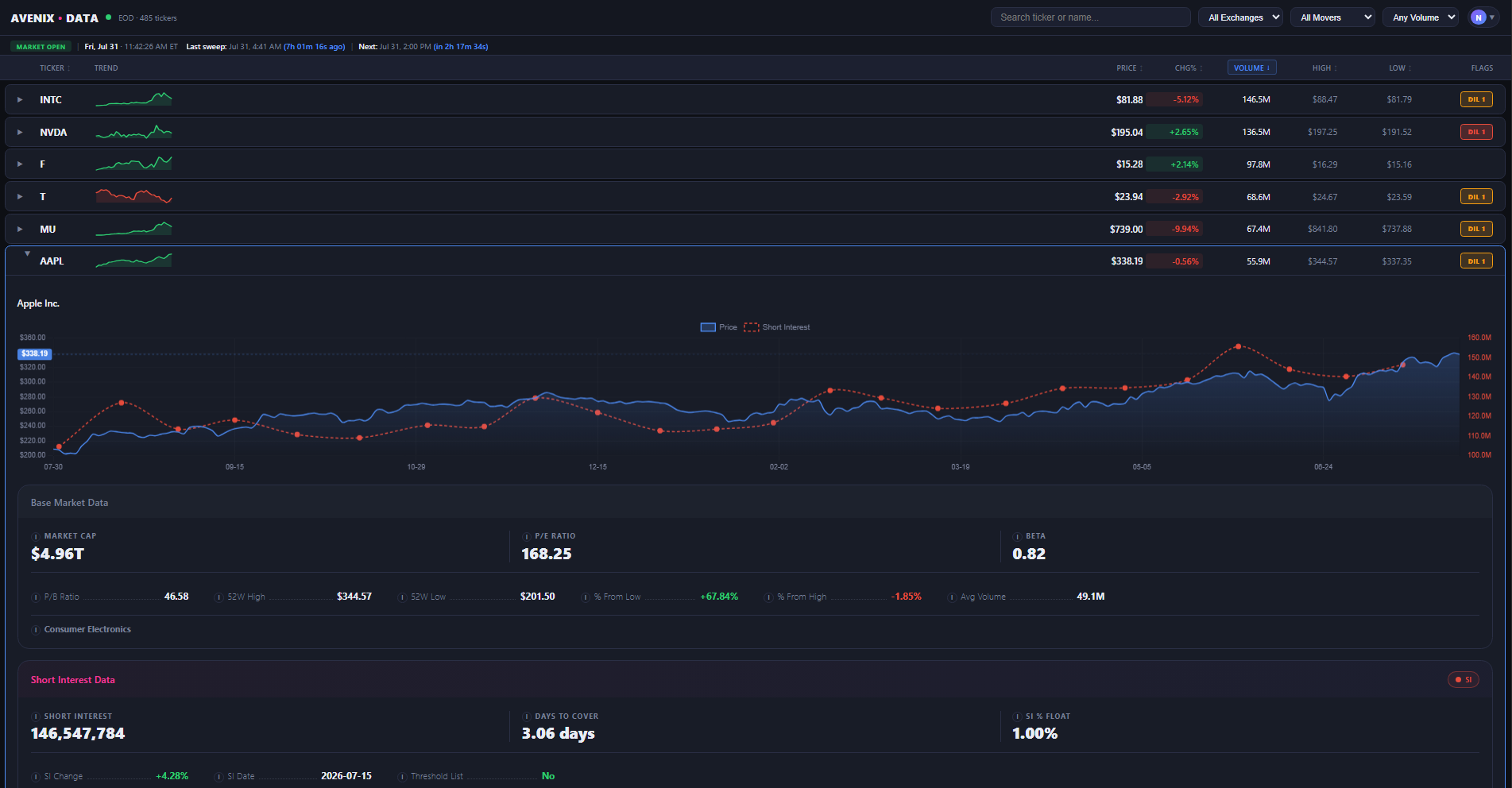 ATS Screener interface